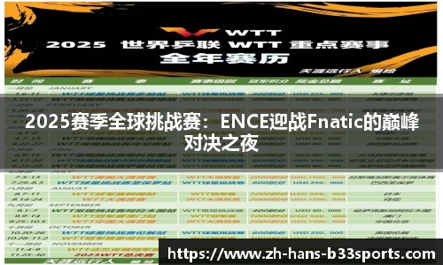 2025赛季全球挑战赛：ENCE迎战Fnatic的巅峰对决之夜